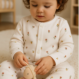 Floral Print Baby Pyjamas