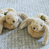 Brown Bunny Baby Slippers