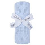 Blue Soft Cellular Blanket