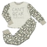 'Can't Bear Mornings' Cuddle Fleece Pyjamas