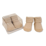 Taupe Baby Diamond Socks