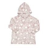 Coffee Coral Hearts Hoodie