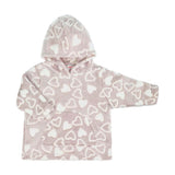 Coffee Coral Hearts Hoodie