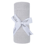 Grey Soft Cellular Blanket