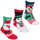 Christmas Fluffy Socks With Grippers
