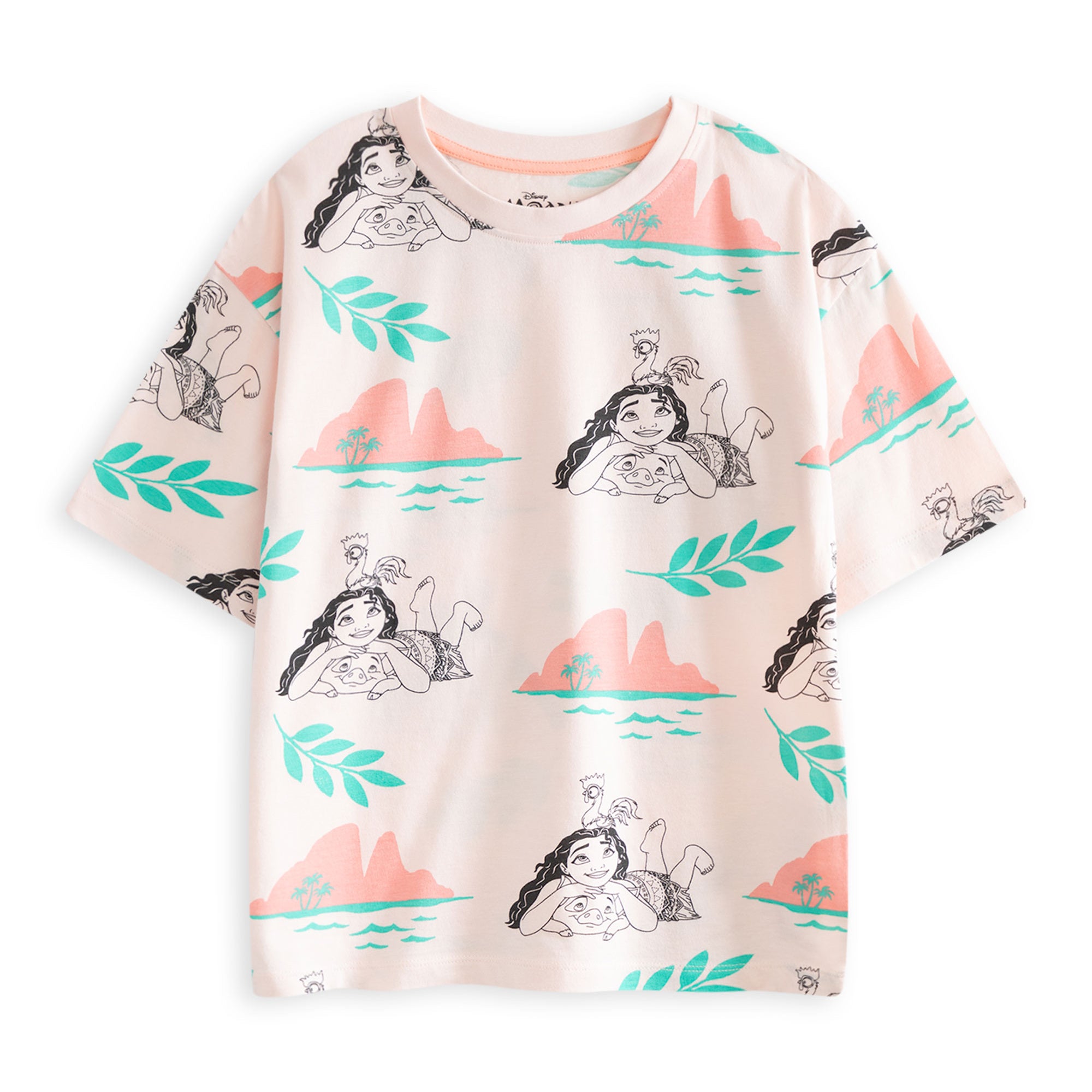 Moana All Over Print Shorts & T-shirt Set