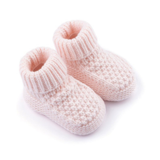 Pink Ribbed Booties