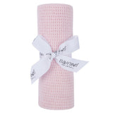 Pink Soft Cellular Blanket