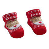 Festive Reindeer Socks