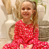 Girls Ruby Reindeer Pyjamas