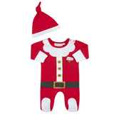 Santa Babygrow & Hat Set