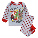 'Santa's Little Helpers' Spotty Festive Pyjamas