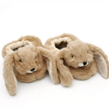 Brown Bunny Baby Slippers