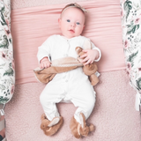 Brown Bunny Baby Slippers
