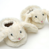 Cream Bunny Baby Slippers