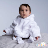 White Waffle Hoodie