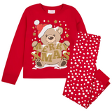 'Merry Xmas' Bear Pyjamas