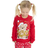 'Merry Xmas' Bear Pyjamas