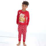 'Merry Xmas' Bear Pyjamas