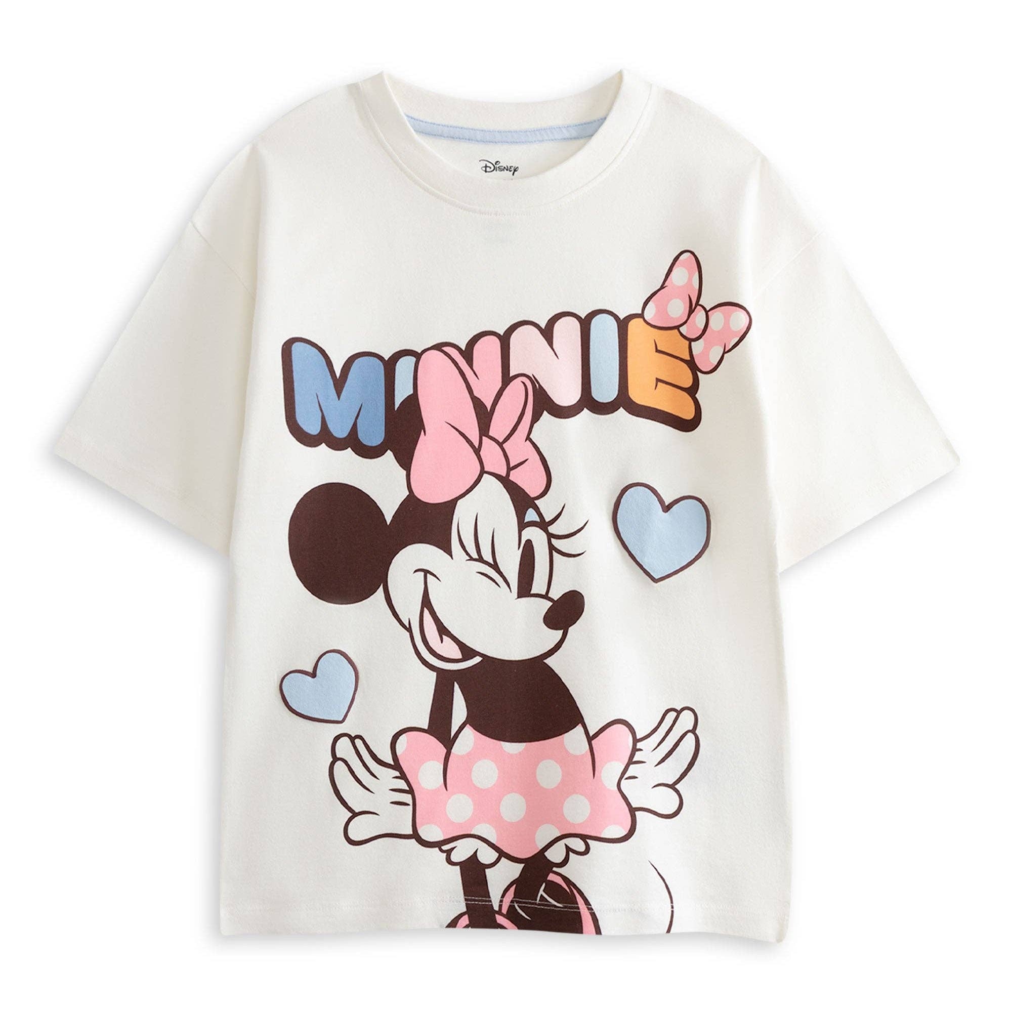 Minnie Character Print Shorts & T-shirt Set
