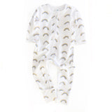 Rainbow Print Zipped Babygrow