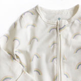 Rainbow Print Zipped Babygrow