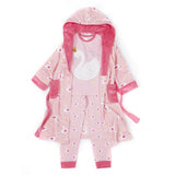 Swan Print Dressing Gown