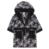 Football Print Dressing Gown