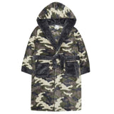 Camouflage Print Dressing Gown