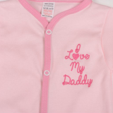 ‘I Love My Daddy’ Pink Babygrow