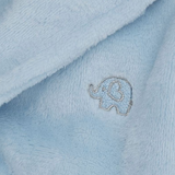 Baby Blue Hooded Dressing Gown