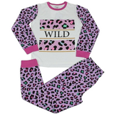Colourful 'Wild' Slogan Pyjamas