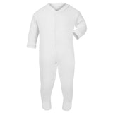 Plain Fresh White Babygrow