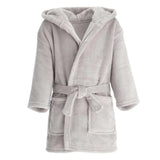Grey Hooded Dressing Gown