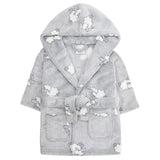 Embossed Lamb Print Dressing Gown